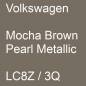 Preview: Volkswagen, Mocha Brown Pearl Metallic, LC8Z / 3Q.